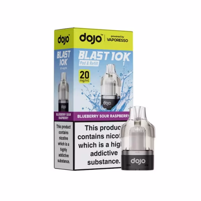 Blueberry Sour Raspberry Prefilled Pod by Vaporesso Dojo Blast 10K