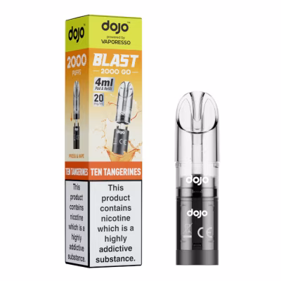 Ten Tangerines Prefilled Pod by Vaporesso Dojo Blast 2000 Go