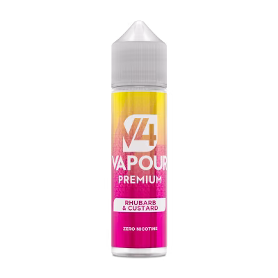 Rhubarb & Custard Shortfill E-Liquid by V4 Vapour 50ml