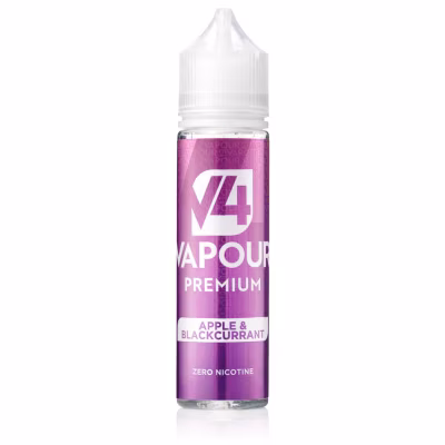 Apple & Blackcurrant Shortfill E-Liquid by V4 Vapour 50ml