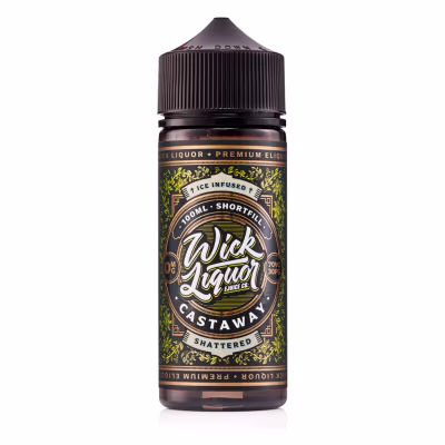 Castaway Shattered Shortfill E-Liquid by Wick Liquor 100ml