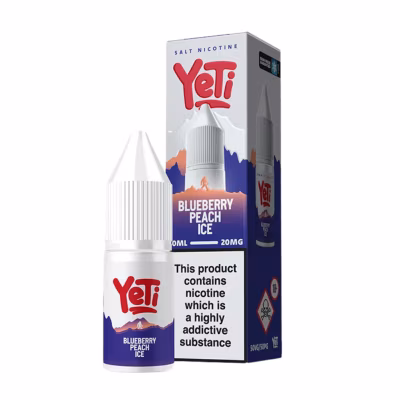 Blueberry Peach Ice Nic Salt E-Liquid by Yeti Summit